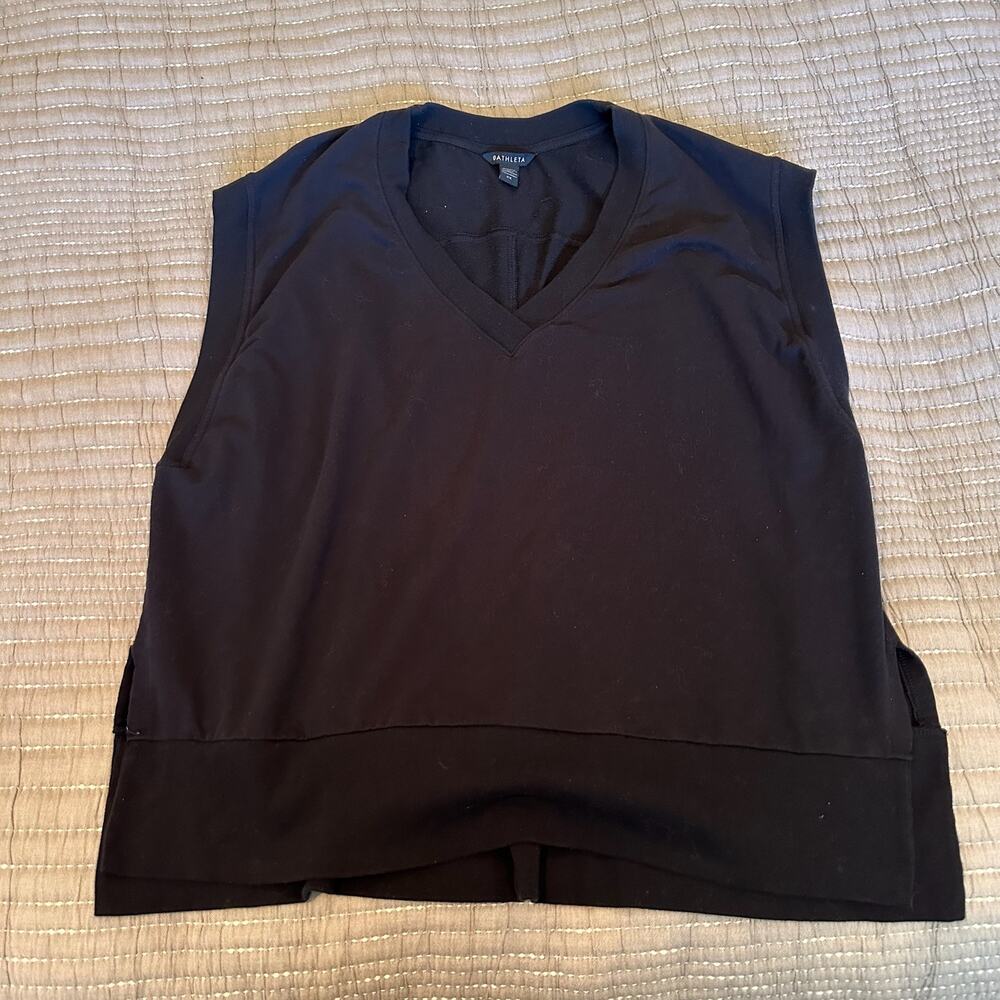 Athleta 2X Sweatshirt Oversized Sleeveless Vest